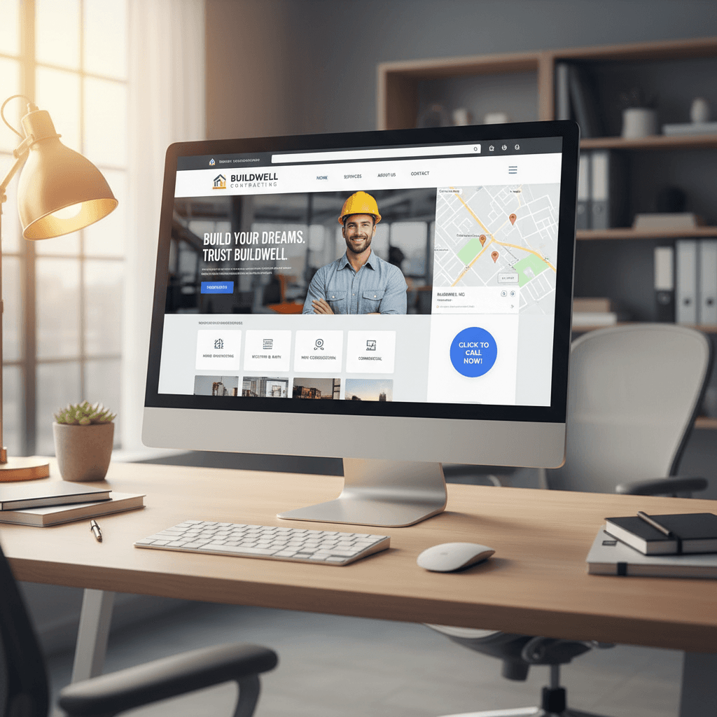Pro Website displayed on desktop computer